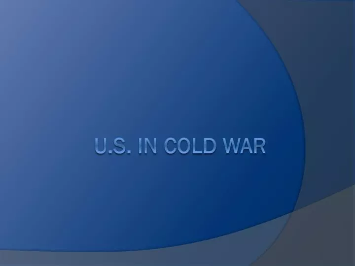 u s in cold war