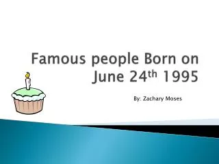 Famous people Born on June 24 th 1995
