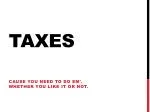 Taxes - slide 1