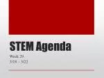 STEM Agenda - slide 1
