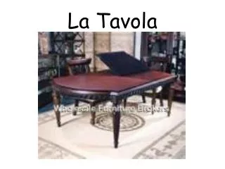 la tavola