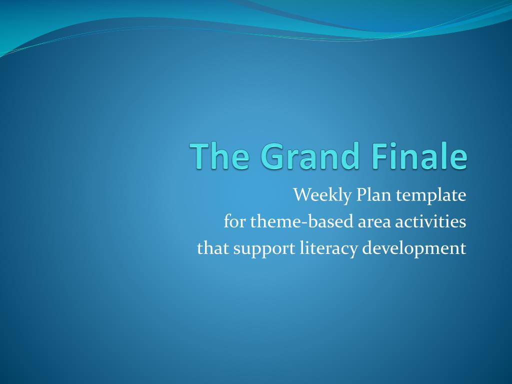 PPT - The Grand Finale PowerPoint Presentation, free download - ID:2112658