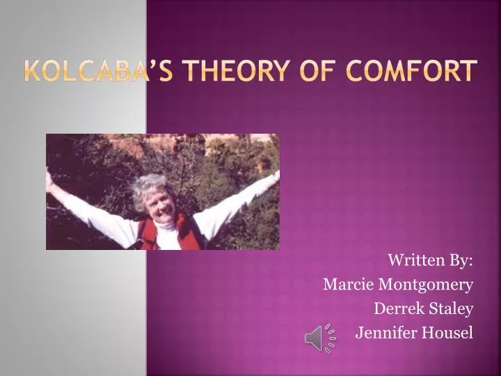 kolcaba s theory of comfort