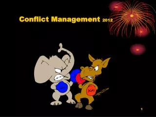 Conflict Management 2012