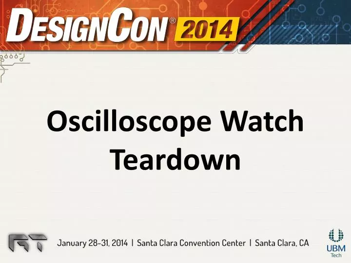 oscilloscope watch teardown