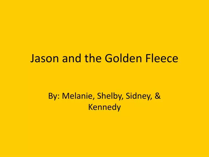 jason and the golden fleece