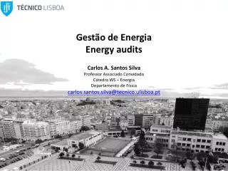 Gestão de Energia Energy audits