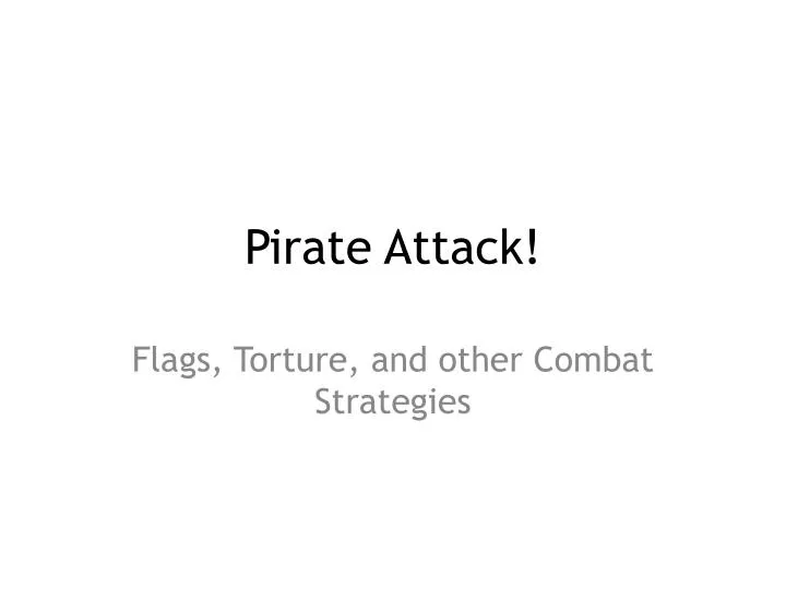 pirate attack