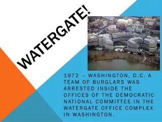 WATERGATE!