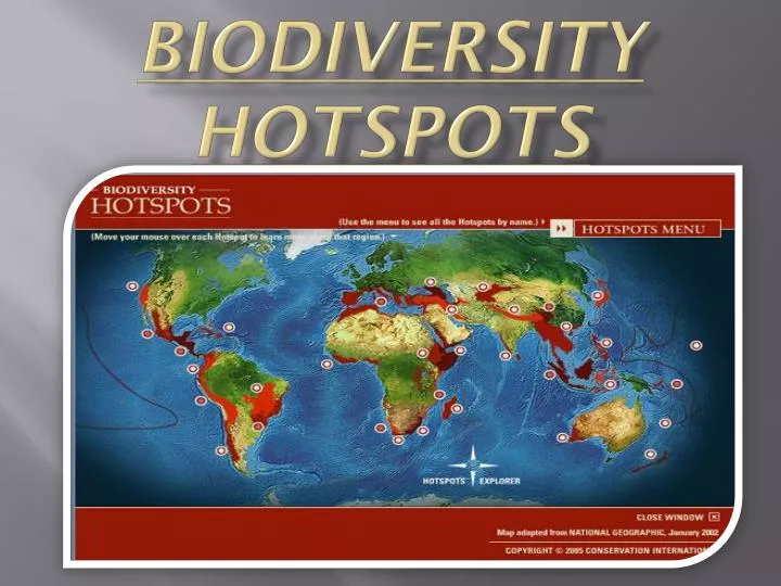 biodiversity hotspots