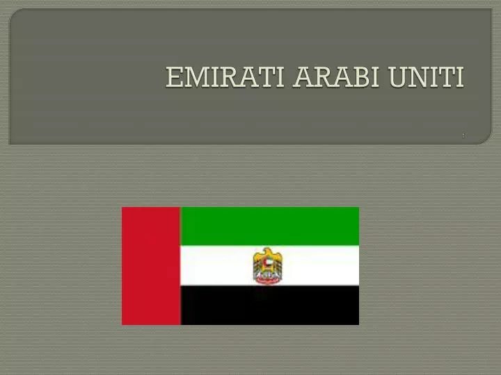emirati arabi uniti f