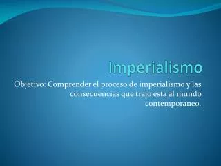 imperialismo
