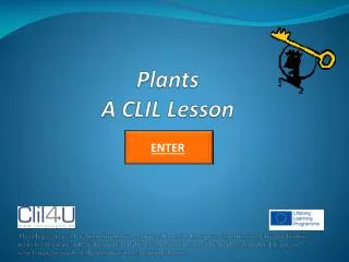 Plants A CLIL Lesson