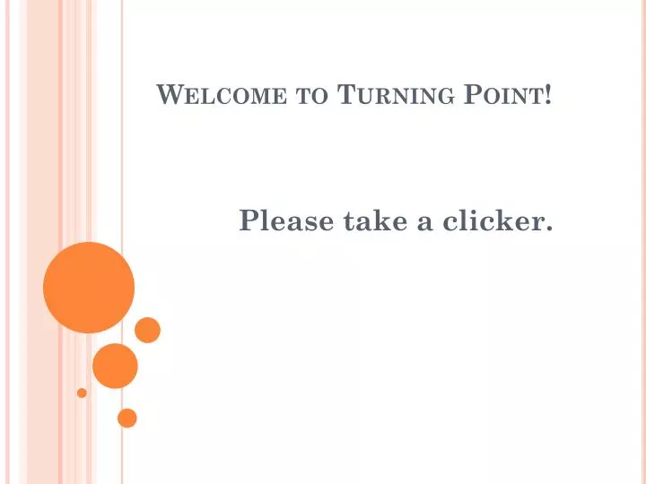 welcome to turning point