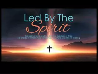 The Holy Spirit has brought about new life in us. In christ we have, A new identity