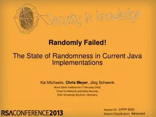 Randomly Failed! The State of Randomness in Current Java Implementations