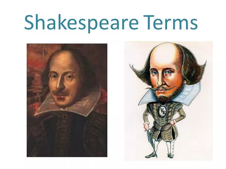 shakespeare terms