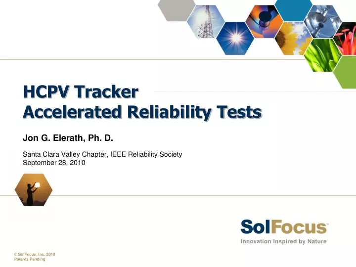 hcpv tracker accelerated reliability tests