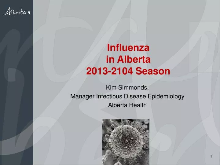 influenza in alberta 2013 2104 season