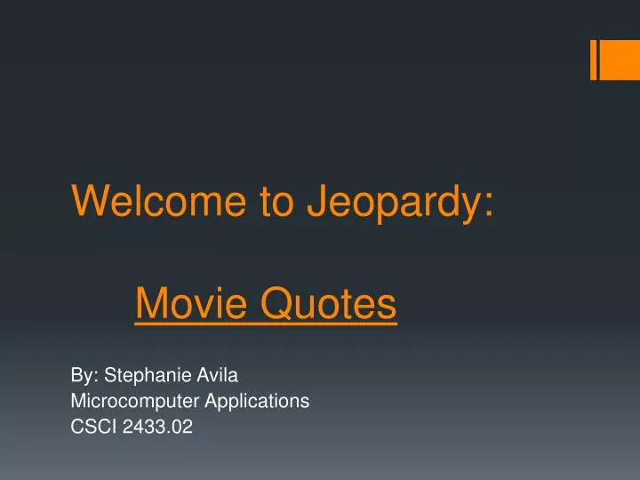 welcome to jeopardy movie quotes