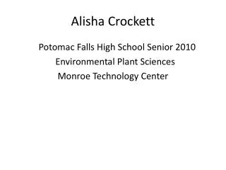 Alisha Crockett