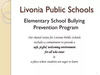 Livonia Public Schools