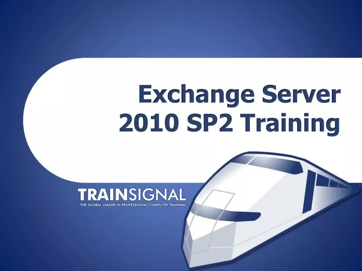 exchange server 2010 sp2 training