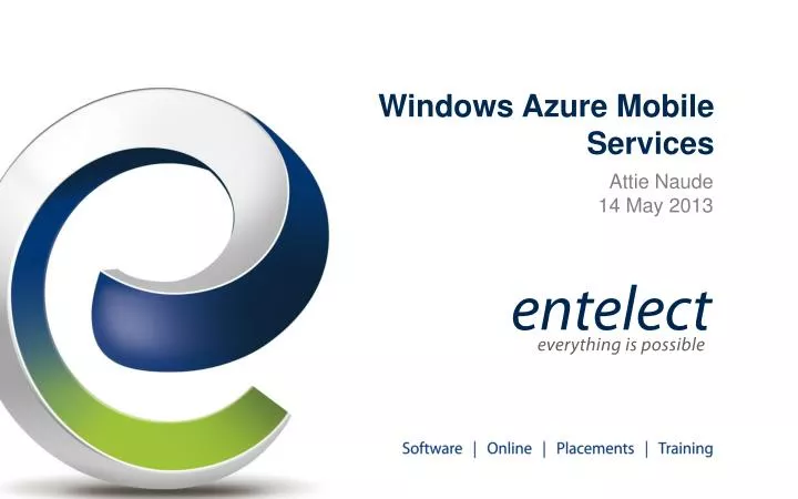 windows azure mobile services