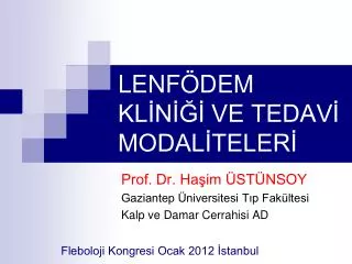 lenf dem kl n ve tedav modal teler