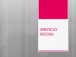 servicio social
