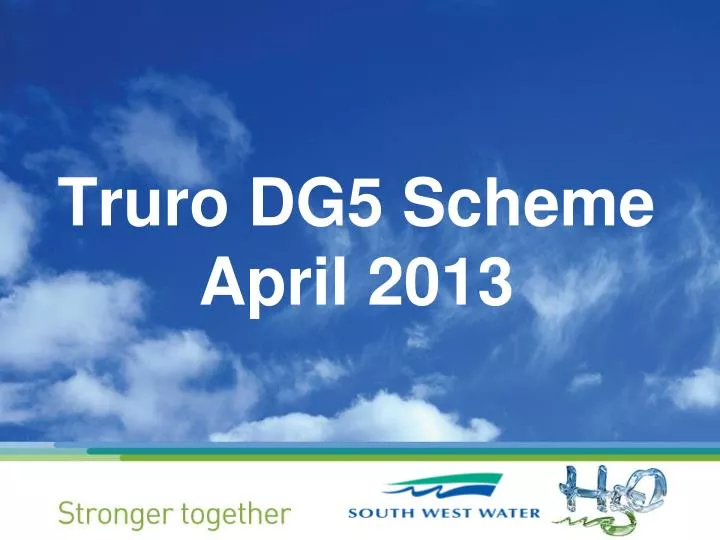 truro dg5 scheme april 2013