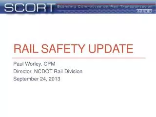 Rail Safety Update