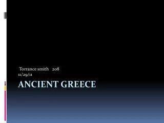 Ancient Greece