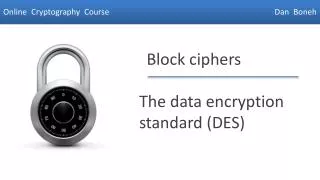 The data encryption standard (DES)
