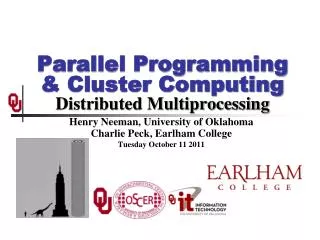 Parallel Programming &amp; Cluster Computing Distributed Multiprocessing