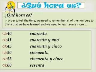 qu hora es