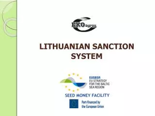 LITHUANIAN SANCTION SYSTEM