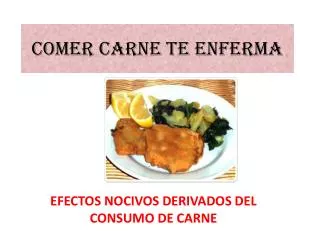 comer carne te enferma