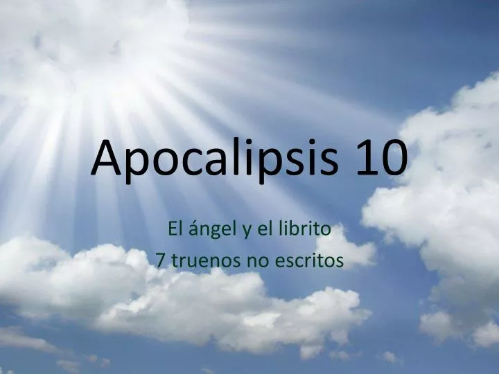 apocalipsis 10