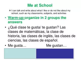 me at school