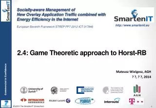 2.4: Game Theoretic approach to Horst-RB