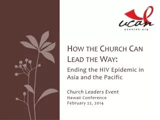 How the Church Can Lead the Way: