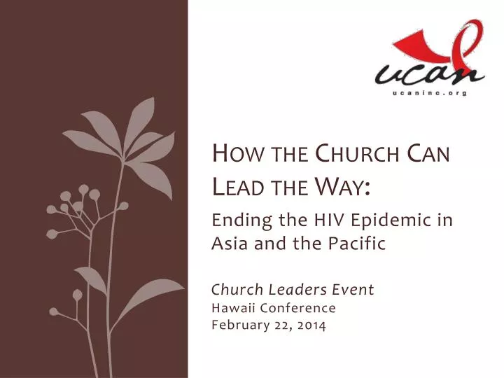 how the church can lead the way