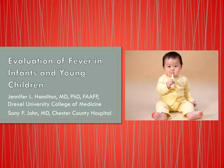 evaluation of fever in infants and young children