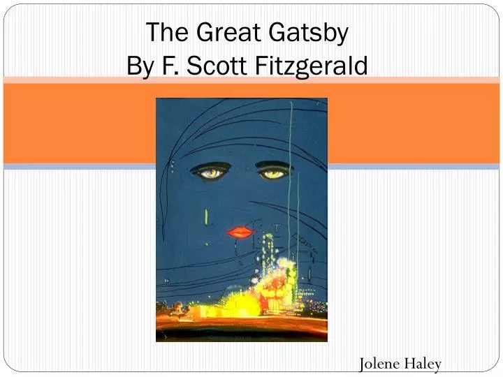 the great gatsby by f scott fitzgerald