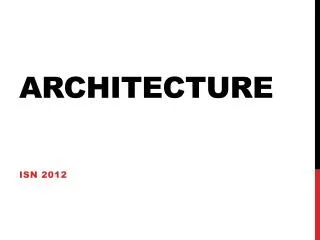 architecture