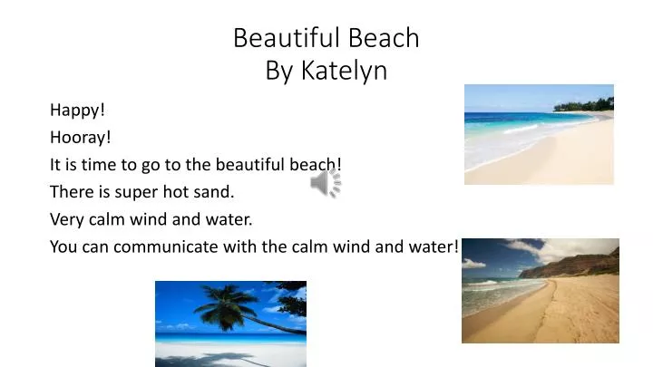 beautiful beach by katelyn