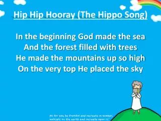 Hip Hip Hooray (The Hippo Song)