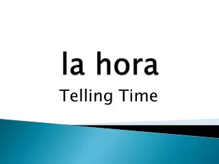 la hora