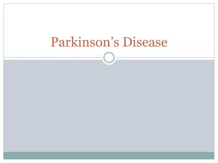 parkinson s disease